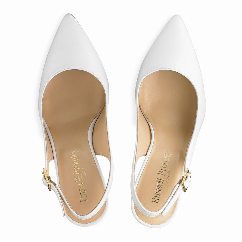 Russell And Bromley 85sling Ženske Pumpe Bijele | VBS912HS