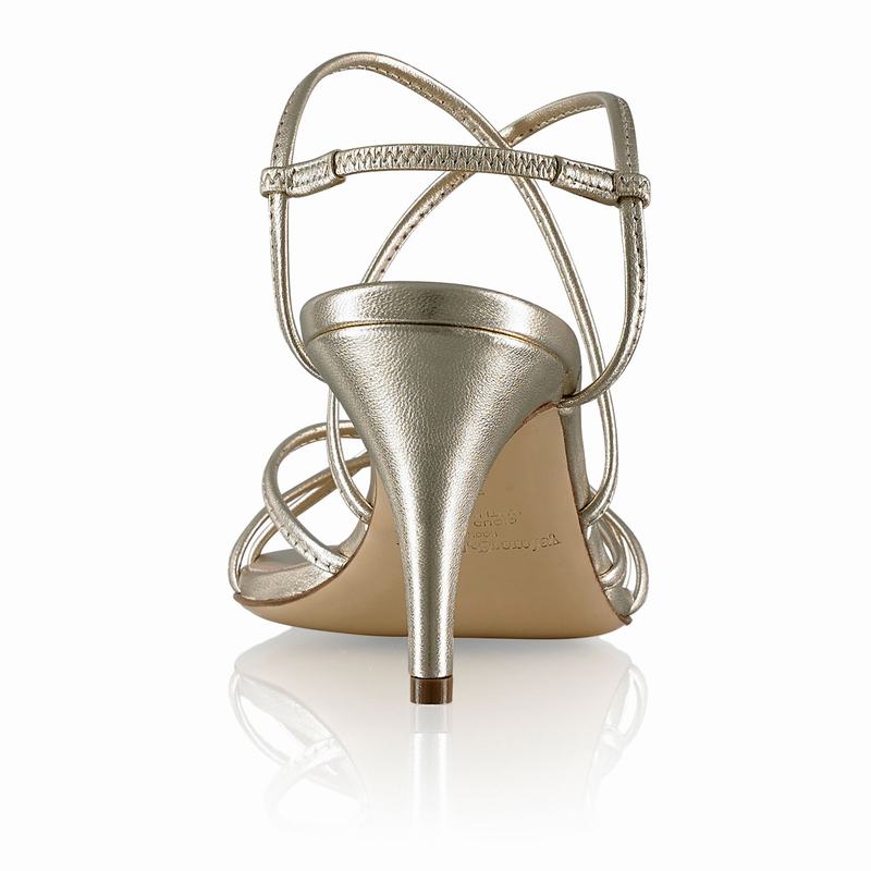 Russell And Bromley Airstrip70 Ženske Sandale Na Petu Metalne | VTC2475FZ