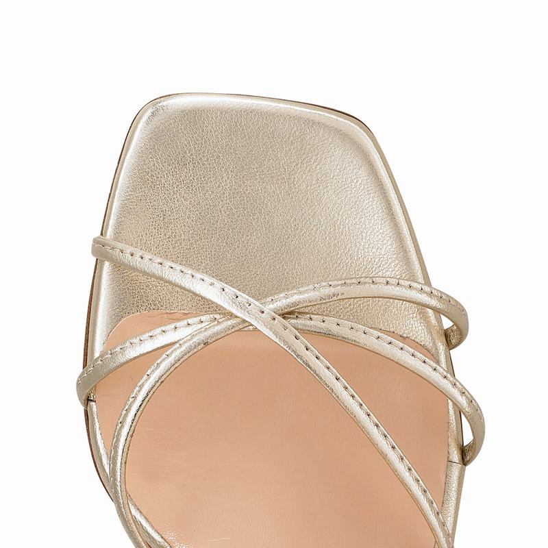 Russell And Bromley Airstrip70 Ženske Sandale Na Petu Metalne | VTC2475FZ