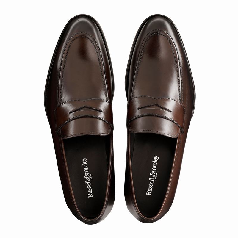 Russell And Bromley Aspen Muške Mokasinke Smeđe | GJS5951AI