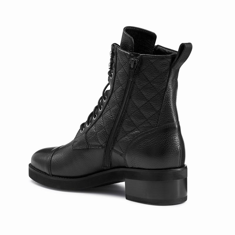 Russell And Bromley Atomic Ženske Čizme Na Vezanje Crne | RGK21100MG