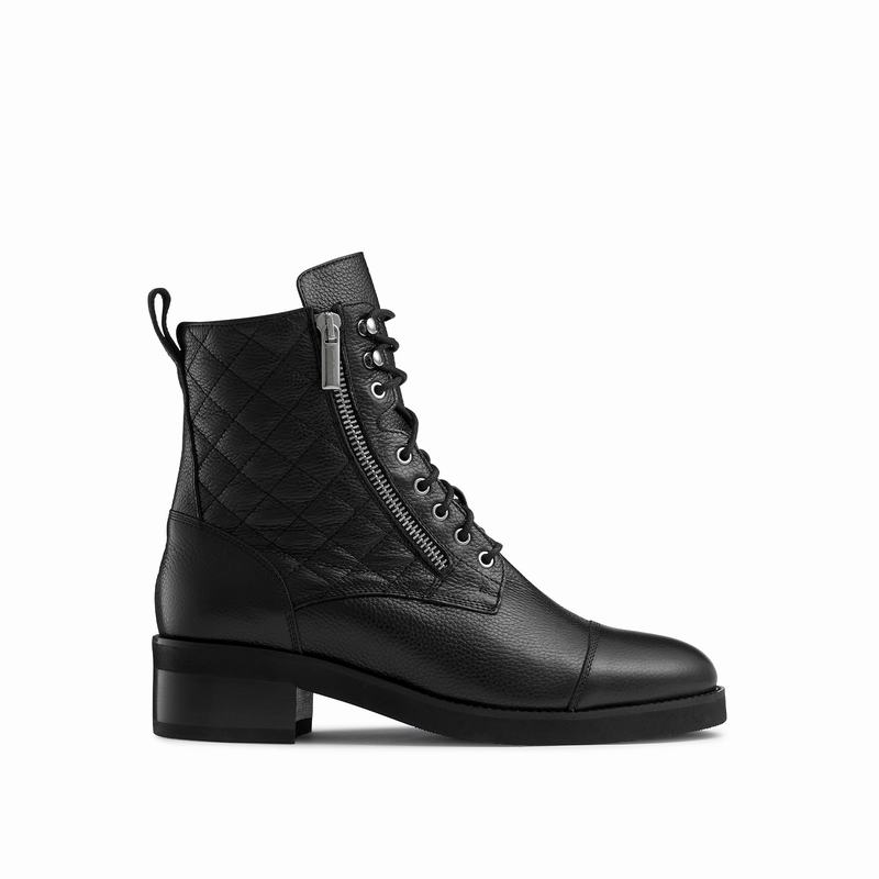 Russell And Bromley Atomic Ženske Čizme Na Vezanje Crne | RGK21100MG