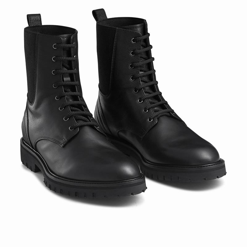 Russell And Bromley Bailey Muške Čizme Na Vezanje Crne | QOU8367UL