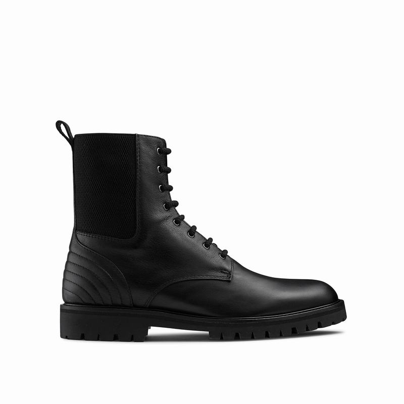 Russell And Bromley Bailey Muške Čizme Na Vezanje Crne | QOU8367UL