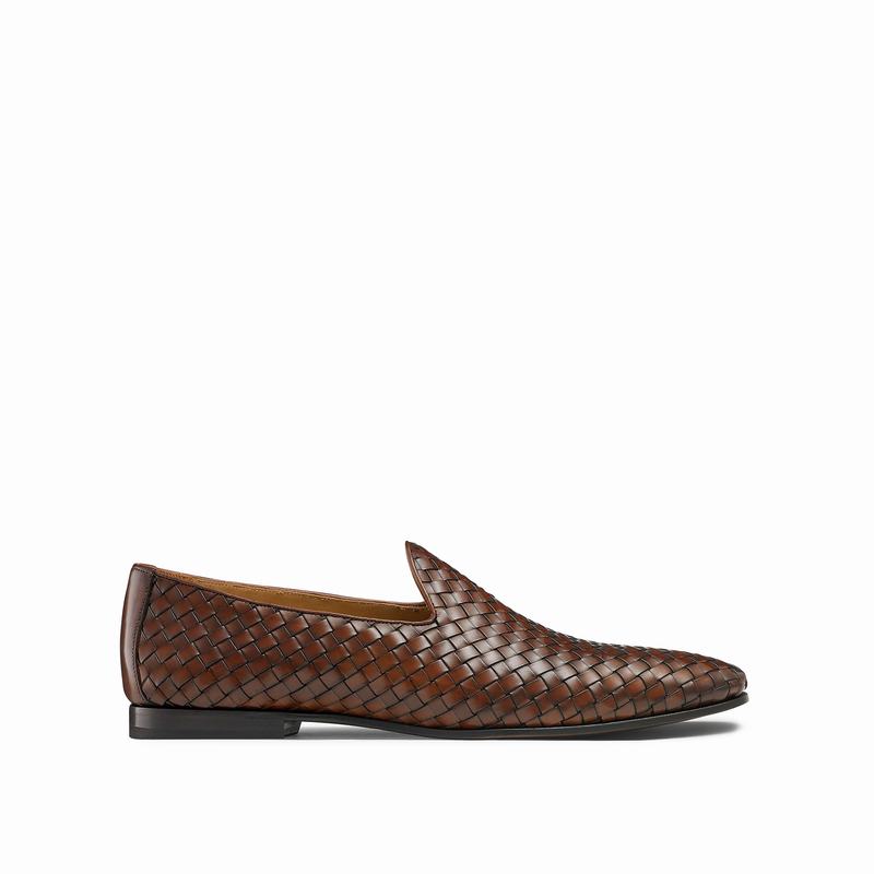 Russell And Bromley Baron Muške Slip On Cipele Smeđe | ROO3455PA
