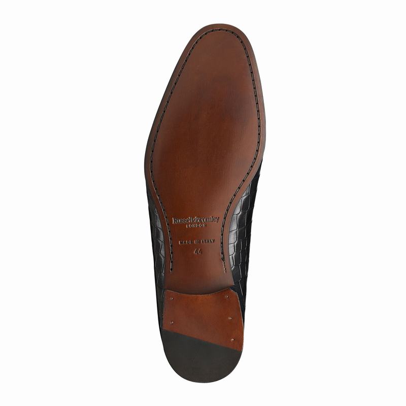 Russell And Bromley Baron Muške Slip On Cipele Crne | WZV7050ZD
