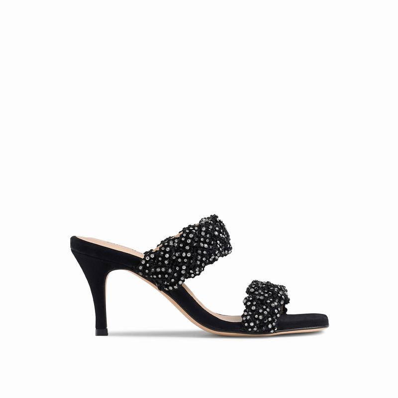 Russell And Bromley Be Jewel Ženske Sandale Na Petu Crne | WWI1386VV