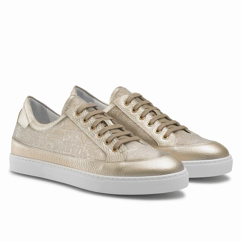 Russell And Bromley Belair Ženske Niske Tenisice Metalne | ZQD9317IM