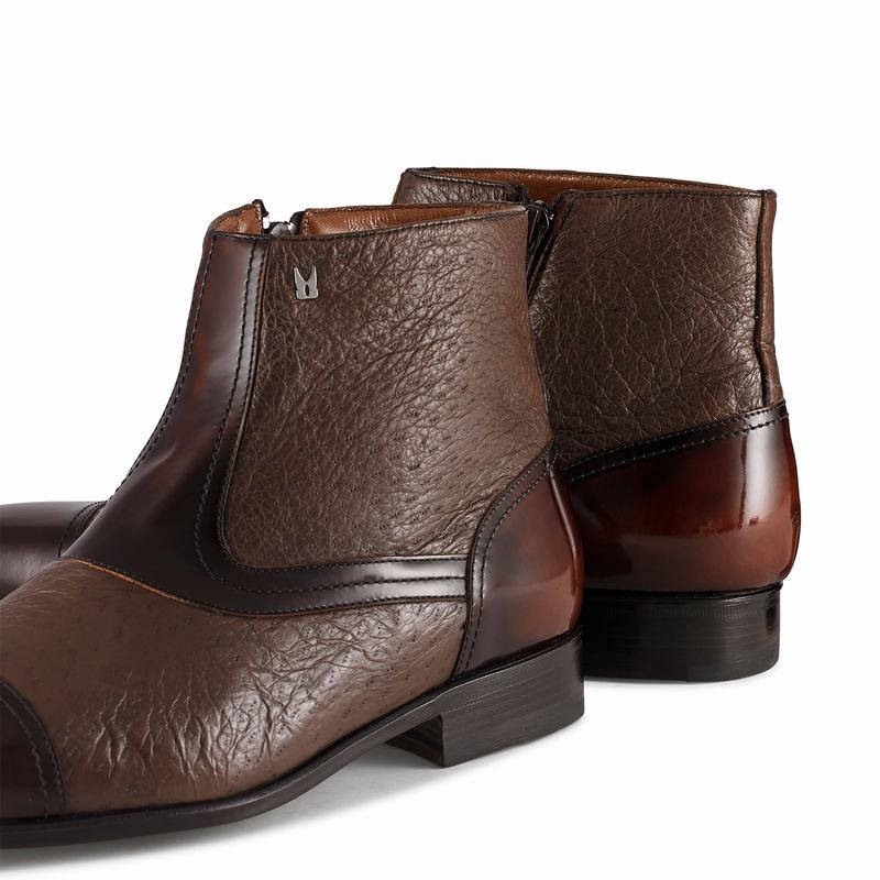 Russell And Bromley Bergamo Muške Chelsea Čizme Crvene | GXL4745FR