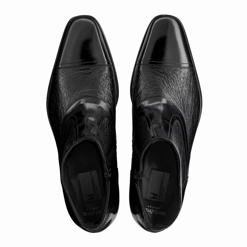 Russell And Bromley Bergamo Muške Chelsea Čizme Crne | MDF4294LU