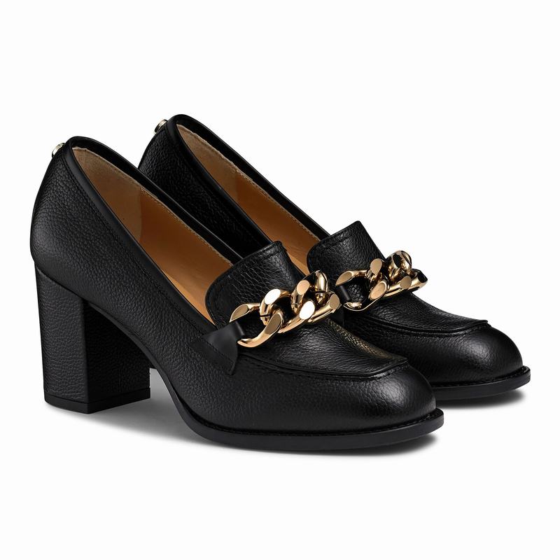 Russell And Bromley Blockchain Ženske Mokasinke Crne | OJG3541YM