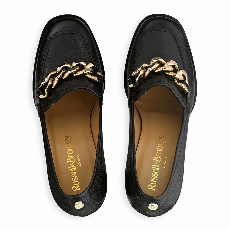 Russell And Bromley Blockchain Ženske Mokasinke Crne | OJG3541YM