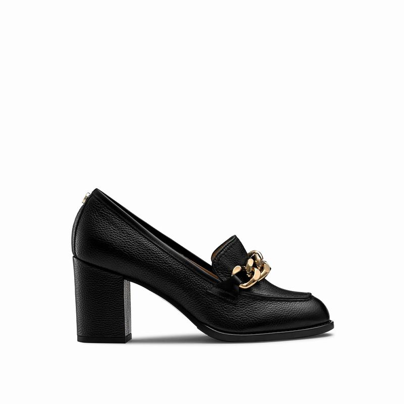 Russell And Bromley Blockchain Ženske Mokasinke Crne | OJG3541YM