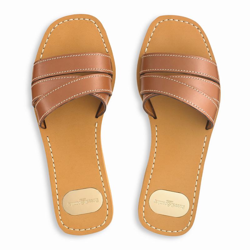 Russell And Bromley Bon Voyage Ženske Mules Smeđe | QTM5040CM