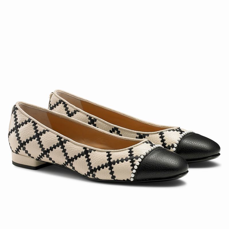Russell And Bromley Boulevard Ženske Balerine Bijele | ZAS5196RY