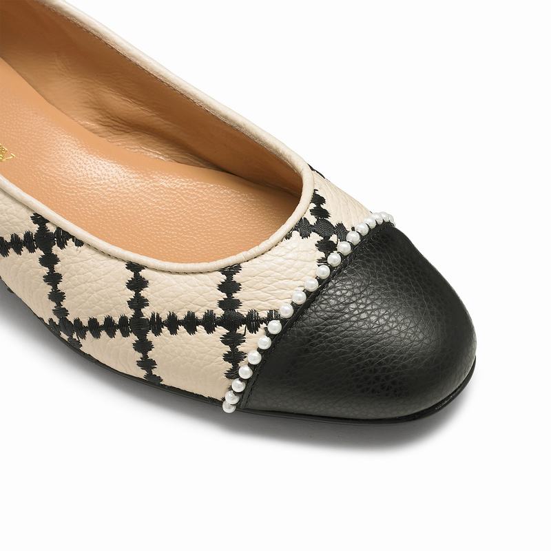 Russell And Bromley Boulevard Ženske Balerine Bijele | ZAS5196RY