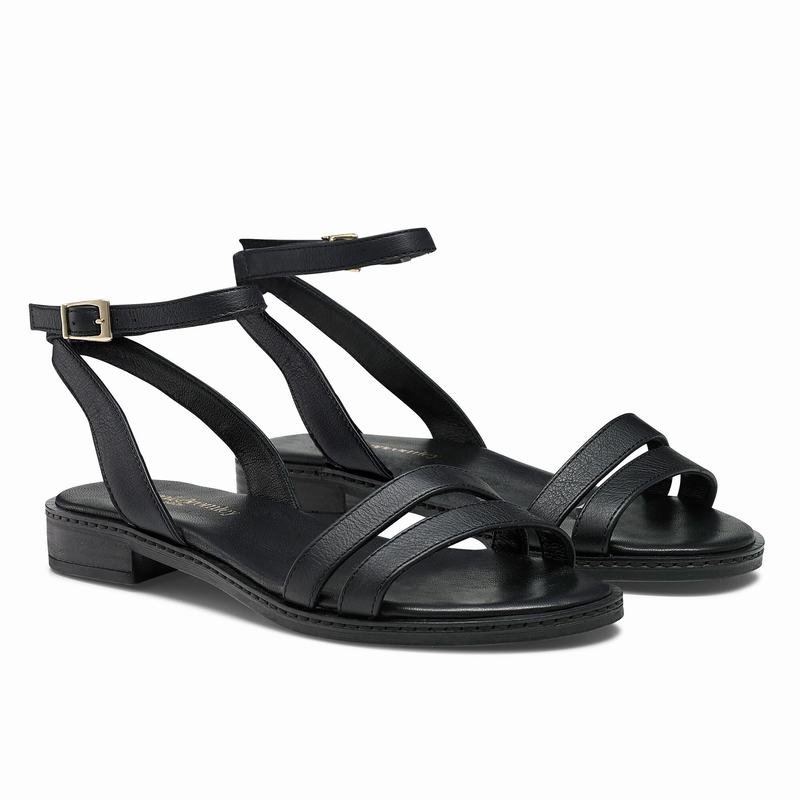 Russell And Bromley Brooklyn Ženske Sandale Crne | KKT7632WV