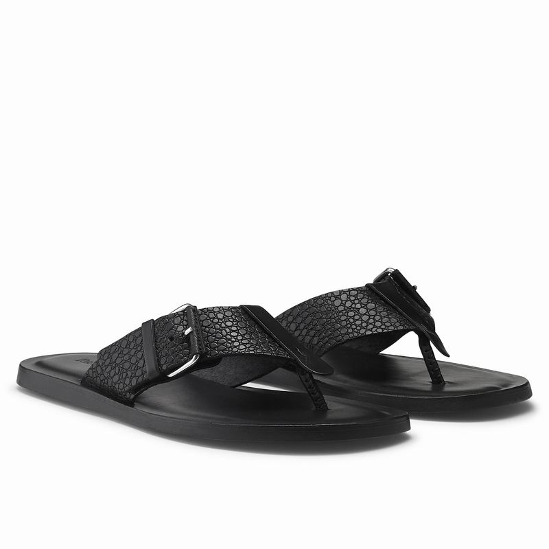 Russell And Bromley Buckle Up Muške Sandale Crne | EIR9100FN