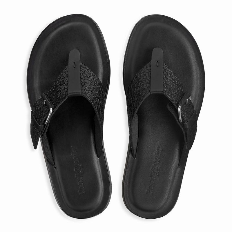 Russell And Bromley Buckle Up Muške Sandale Crne | EIR9100FN
