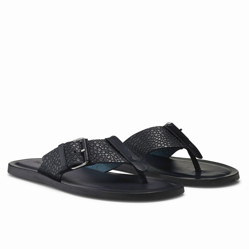 Russell And Bromley Buckle Up Muške Sandale Plave | FVG8160ZH