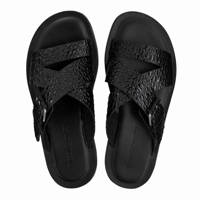 Russell And Bromley Bucklebury Muške Sandale Crne | UHS8090KE