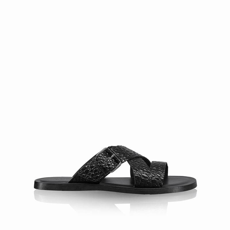 Russell And Bromley Bucklebury Muške Sandale Crne | UHS8090KE