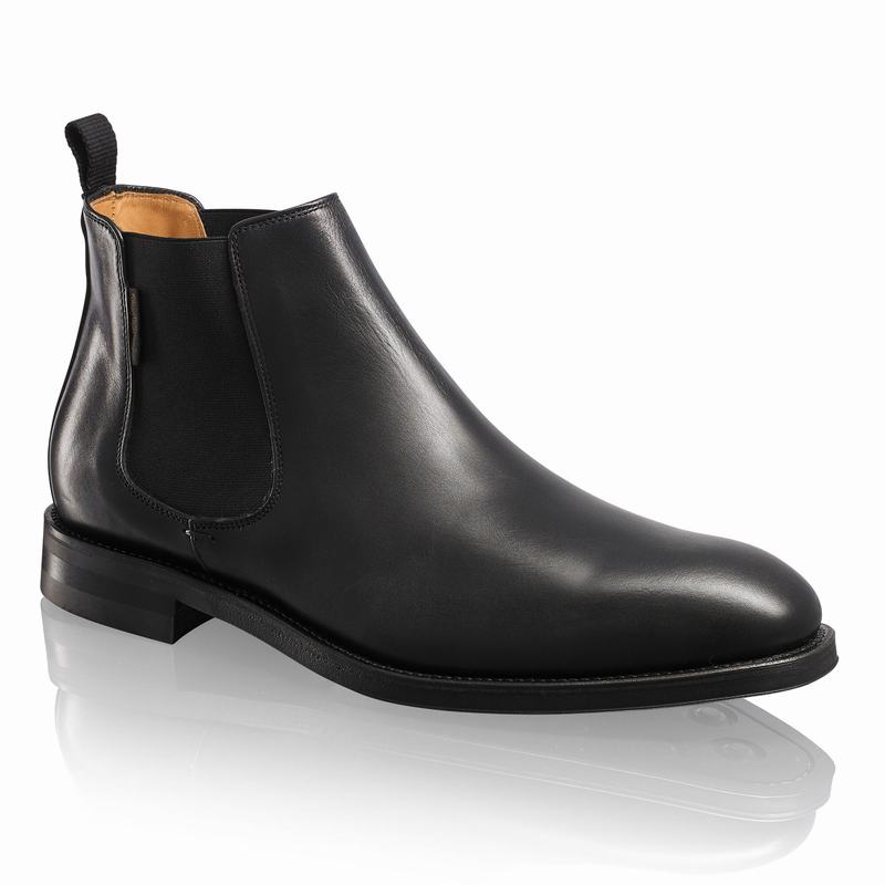 Russell And Bromley Burlington Muške Chelsea Čizme Crne | BGA8052JC