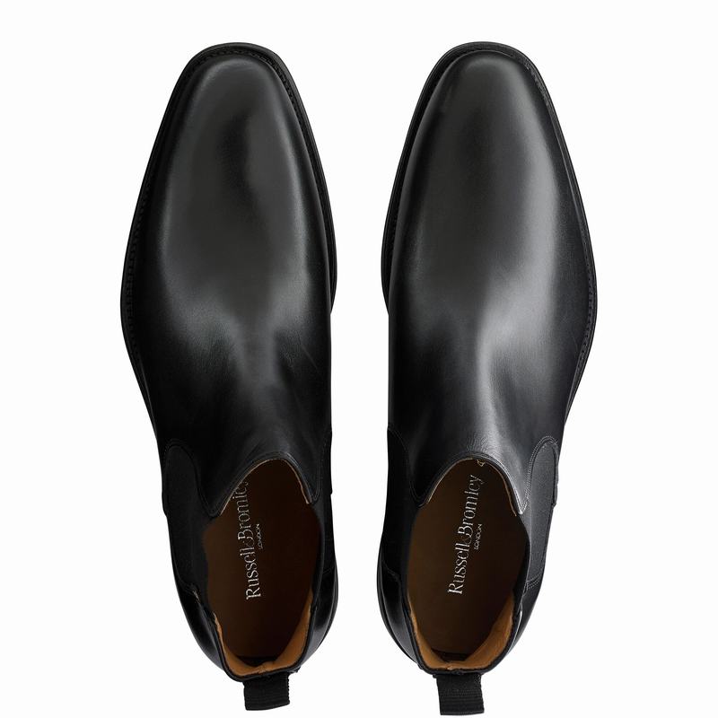 Russell And Bromley Burlington Muške Chelsea Čizme Crne | BGA8052JC