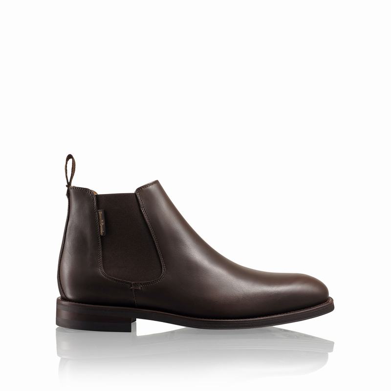 Russell And Bromley Burlington Muške Chelsea Čizme Smeđe | CYN239IQ