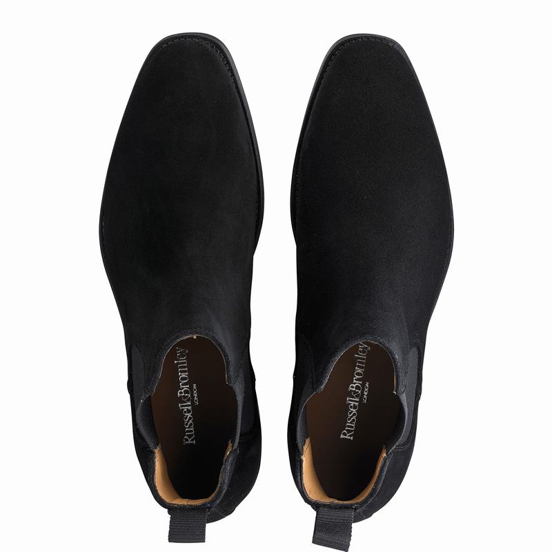 Russell And Bromley Burlington Muške Chelsea Čizme Crne | SEP3961VR