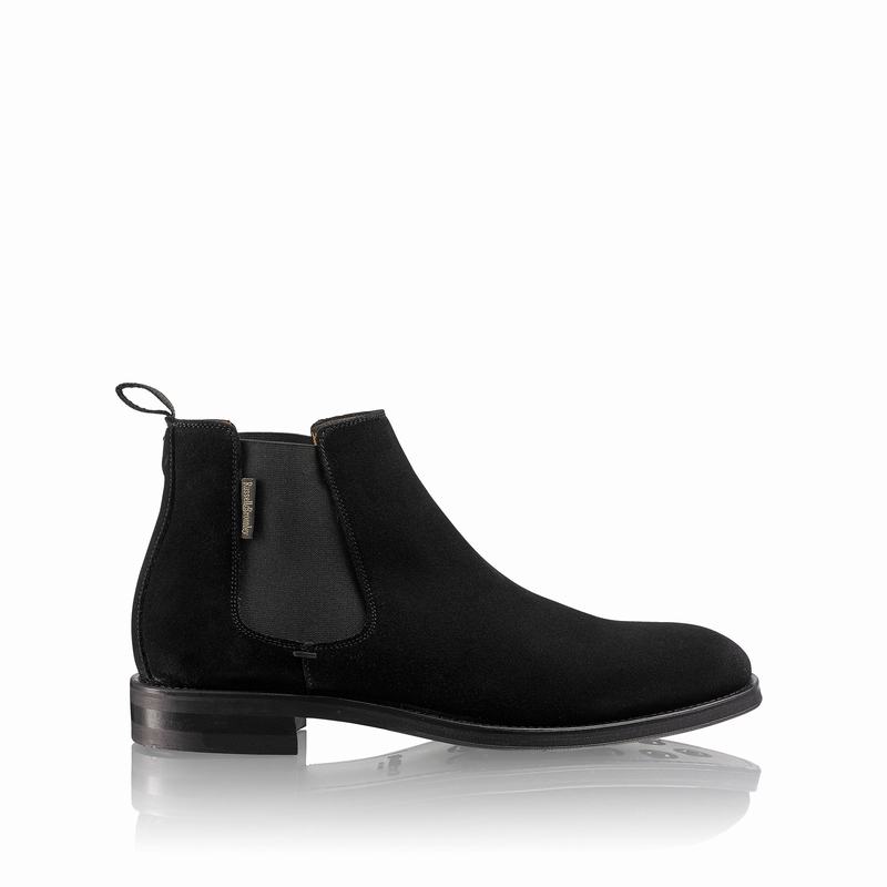 Russell And Bromley Burlington Muške Chelsea Čizme Crne | SEP3961VR