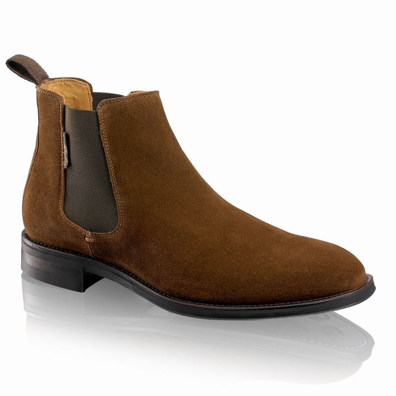 Russell And Bromley Burlington Muške Chelsea Čizme Smeđe | XOF708VI