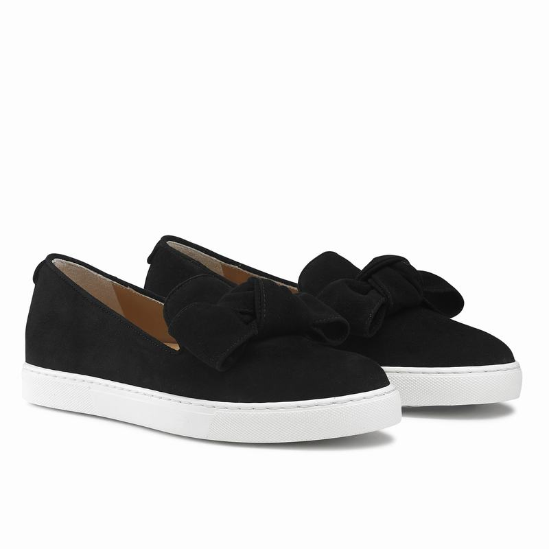 Russell And Bromley Casablanca Ženske Slip On Tenisice Crne | JJB2024TY