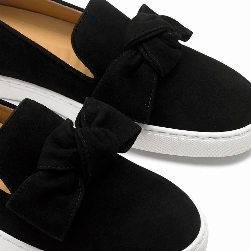 Russell And Bromley Casablanca Ženske Slip On Tenisice Crne | JJB2024TY