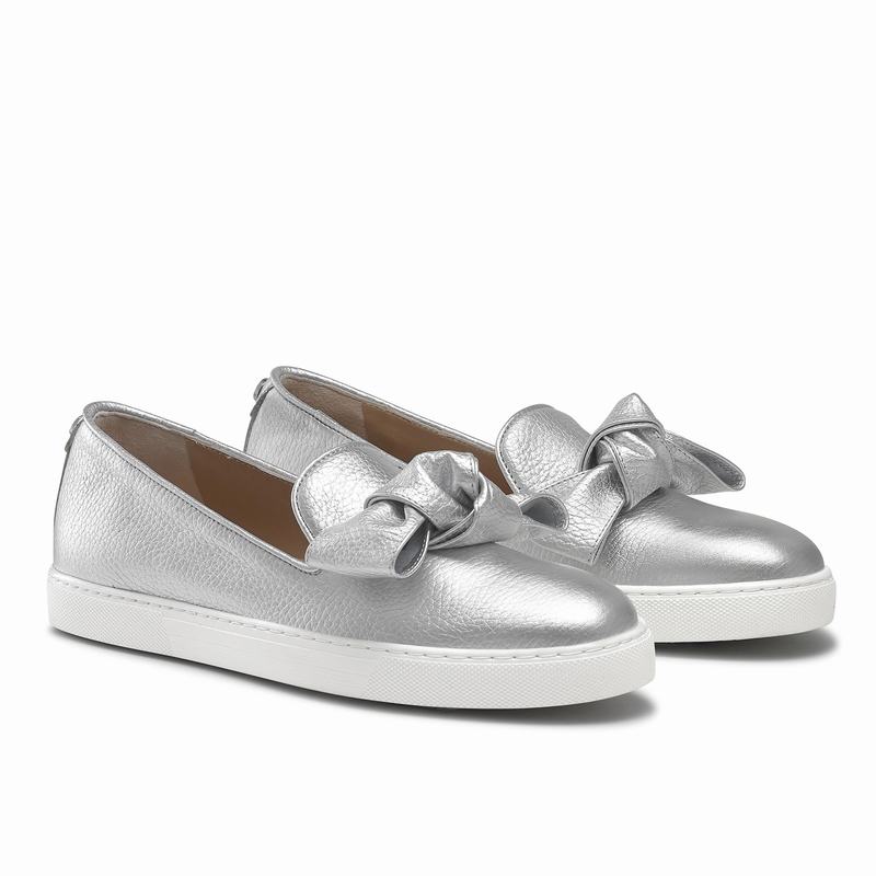Russell And Bromley Casablanca Ženske Slip On Tenisice Metalne | OSB5819LW