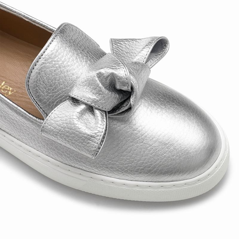 Russell And Bromley Casablanca Ženske Slip On Tenisice Metalne | OSB5819LW