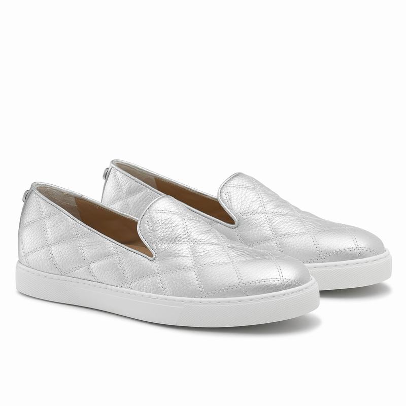 Russell And Bromley Casaquilt Ženske Slip On Tenisice Metalne | PCI3346XB