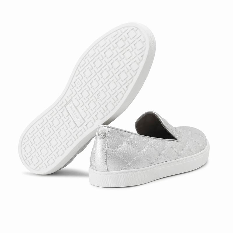 Russell And Bromley Casaquilt Ženske Slip On Tenisice Metalne | PCI3346XB