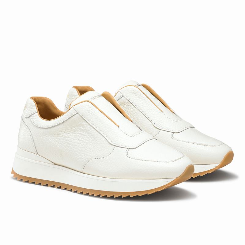 Russell And Bromley Catch Me Ženske Tenisice s Platformom Bijele | IMP4557UU
