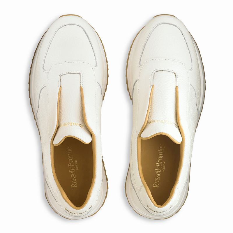 Russell And Bromley Catch Me Ženske Tenisice s Platformom Bijele | IMP4557UU