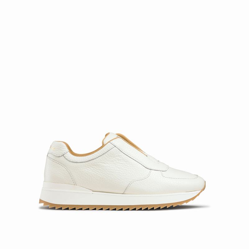 Russell And Bromley Catch Me Ženske Tenisice s Platformom Bijele | IMP4557UU
