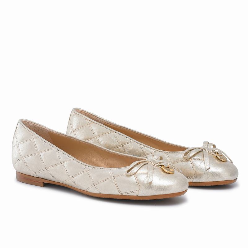 Russell And Bromley Charming Ženske Balerine Metalne | BRT7077NN