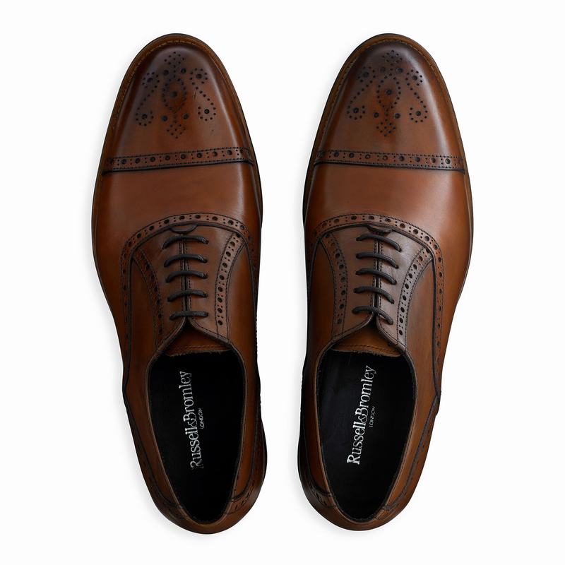 Russell And Bromley Chiltern Muške Brogues Smeđe | DEL4758SI