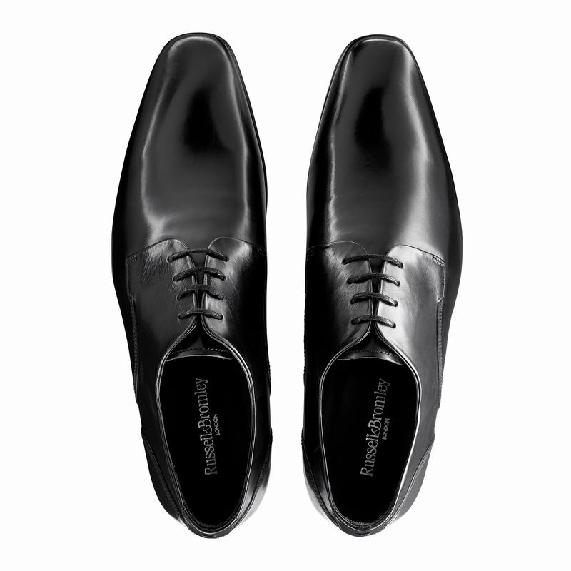 Russell And Bromley City Muške Derby Cipele Crne | RVI3631WW