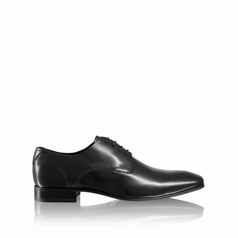 Russell And Bromley City Muške Derby Cipele Crne | RVI3631WW