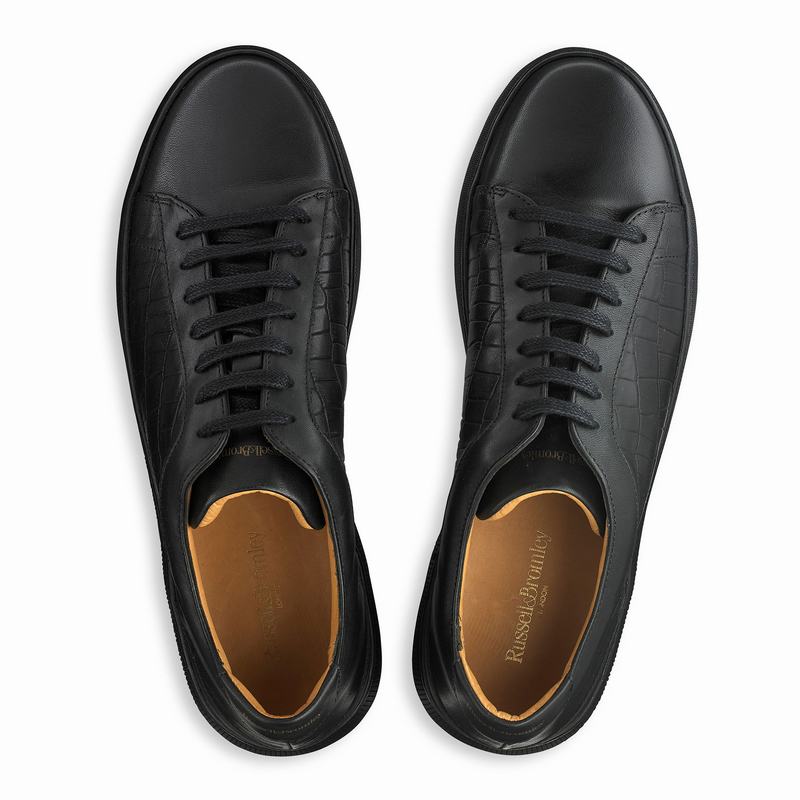 Russell And Bromley Clear Run Muške Niske Tenisice Crne | LZB57100TY