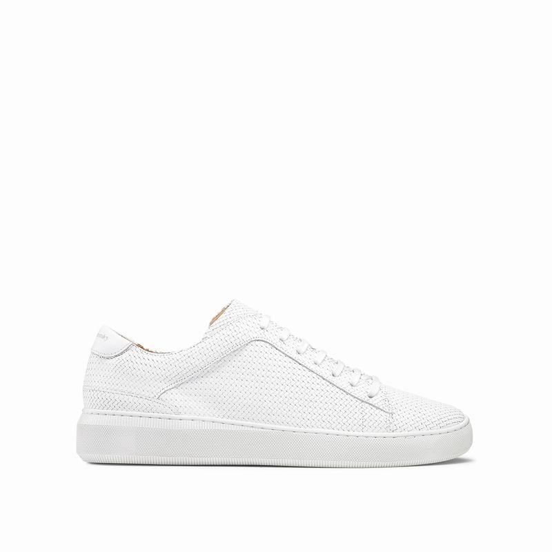Russell And Bromley Clear Run Muške Niske Tenisice Bijele | PYW973WB