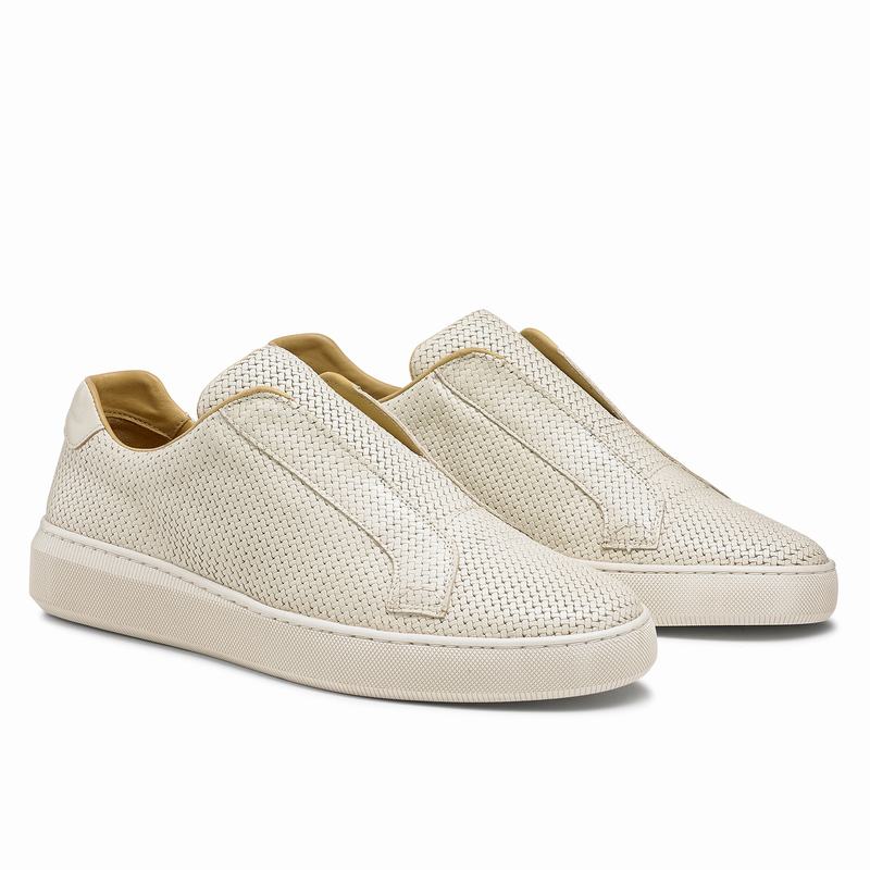 Russell And Bromley Clearway M Muške Niske Tenisice Krem Bijele | URC4510CI