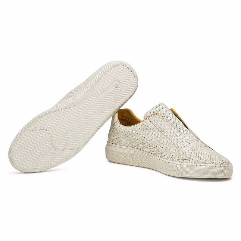 Russell And Bromley Clearway M Muške Niske Tenisice Krem Bijele | URC4510CI