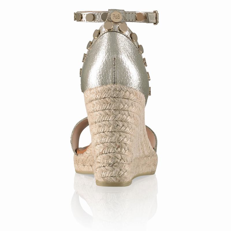 Russell And Bromley Coin Spin Ženske Espadrile Metalne | VXY9517YX